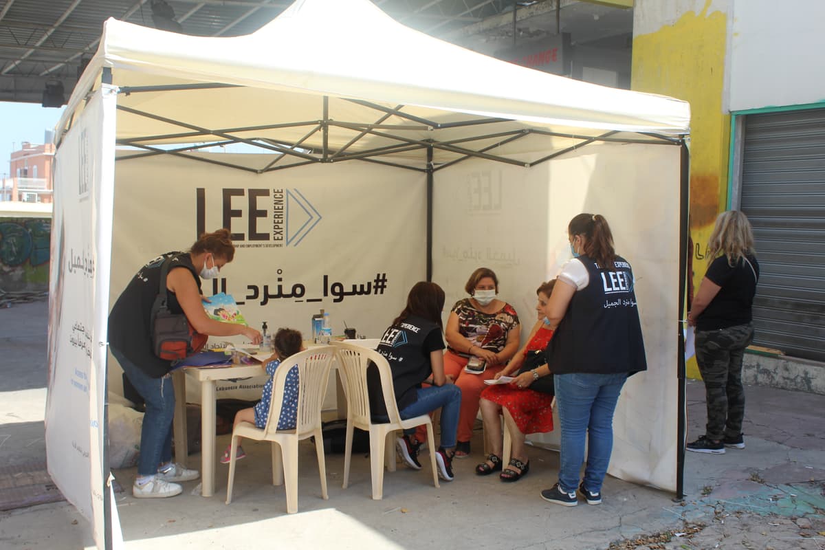 رائدات أعمال PSDP يعرضن منتجاتهن في يوم السوق